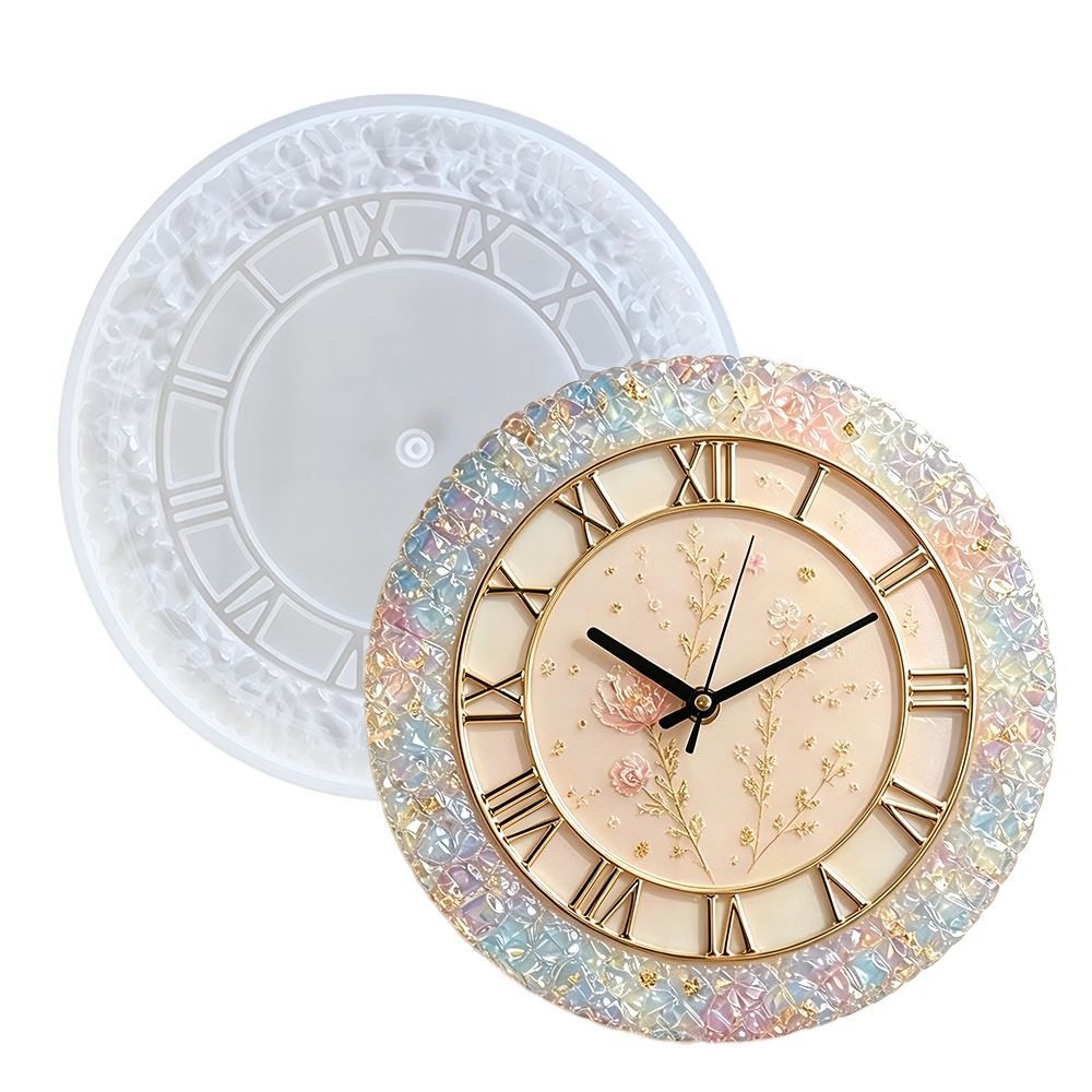 Woodworking Resin - Stampo in silicone per orologio con