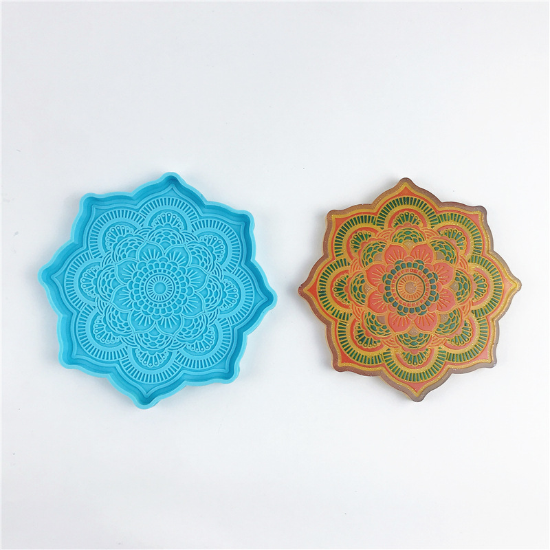 Mandala Sottobicchiere Stampo  - Woodworking Resin recensione e prezzo